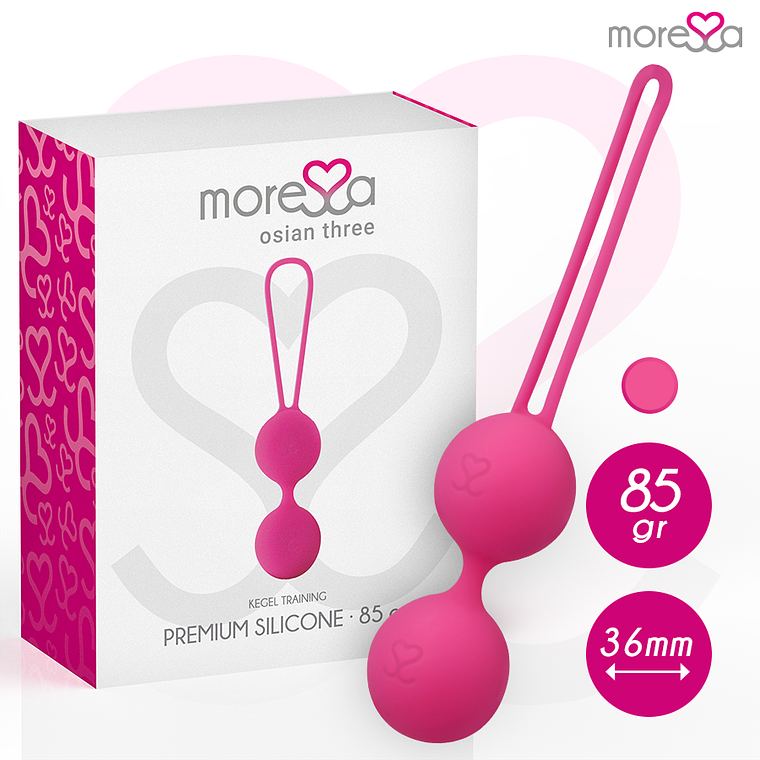 MORESSA - OSIAN TRÊS SILICONE PREMIUM ROSA 1