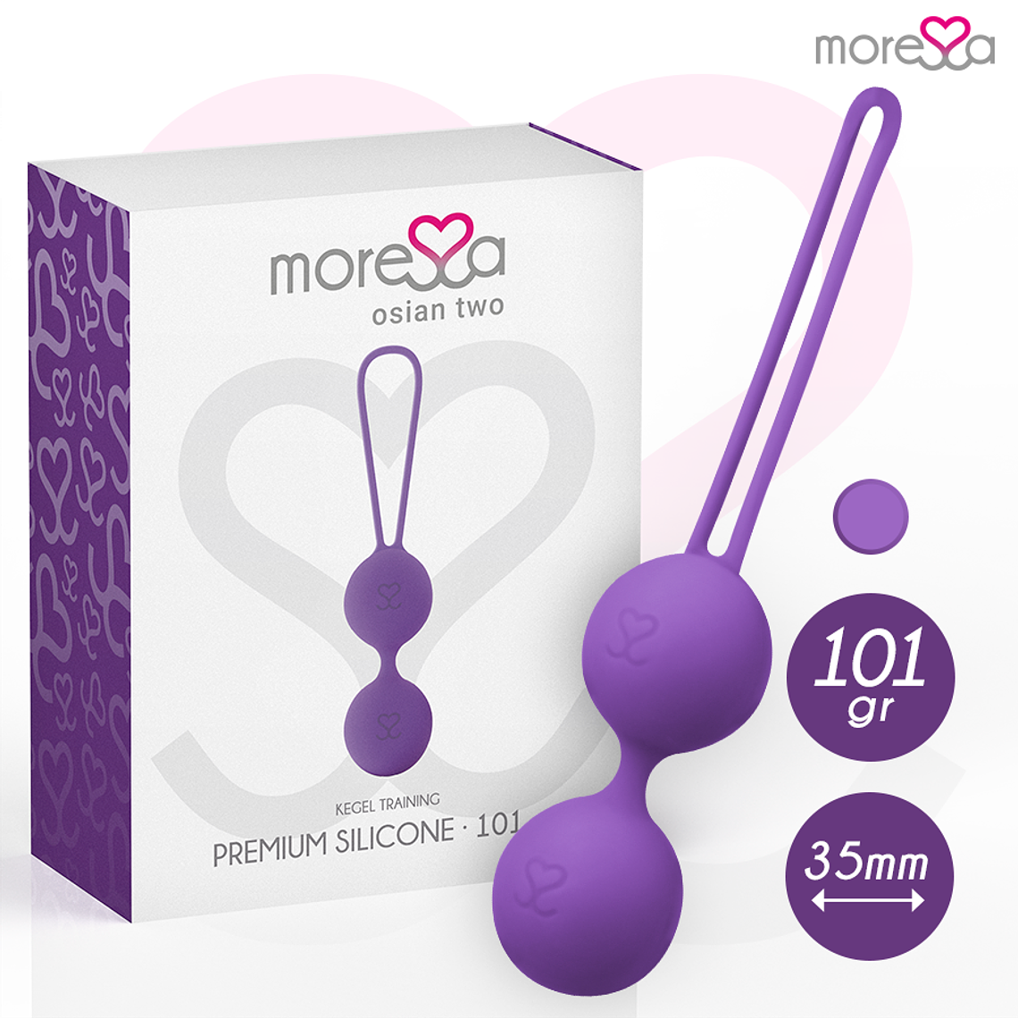 MORESSA - OSIAN TWO PREMIUM LILAC SILICONE 1