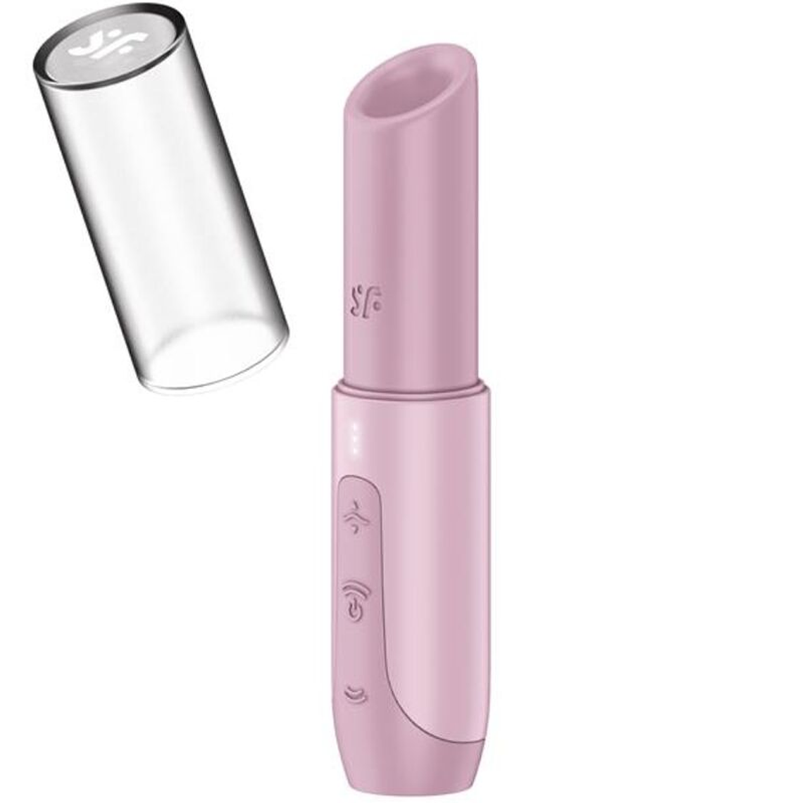 SATISFYER - ESTIMULADOR DE CLITÓRIS SECRET KISS WAVE ROSA 1