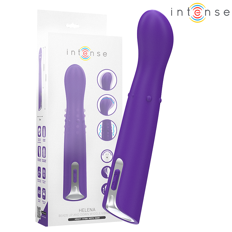 INTENSE - HELENA BEADS VIBRADOR WIGGLE UP & DOWN 13,5 CM 1
