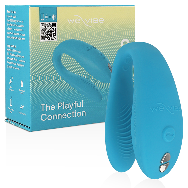 WE-VIBE - SYNC GO ESTIMULADOR DUPLO TURQUESA 1