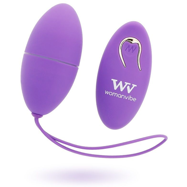 WOMANVIBE - ALSAN EGG CONTROLE REMOTO SILICONE ROXO 1