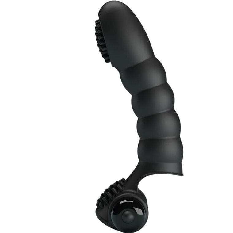 PRETTY LOVE - VIBRADOR DE DEDO ALEXANDER 10 VIBRAÇÕES PRETO 1