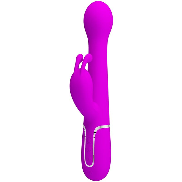 PRETTY LOVE - VIBRADOR DEJON COELHO 3 EM 1 MULTIFUNO VIOLETA 1