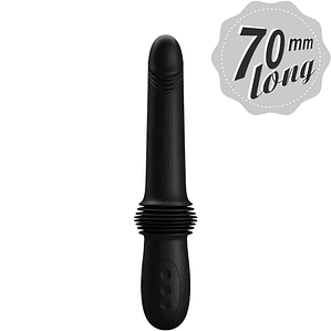 PRETTY LOVE - VIBRADOR PAZUZU 3 MODOS DE IMPULSO PRETO