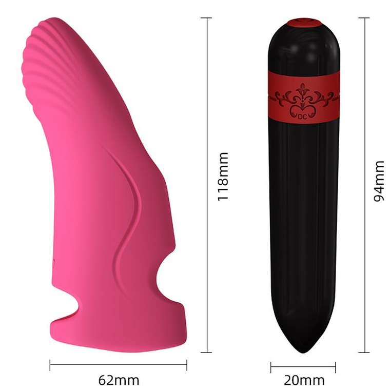 ARMONY - AURORA VIBRADOR DEDO FÚCSIA 1