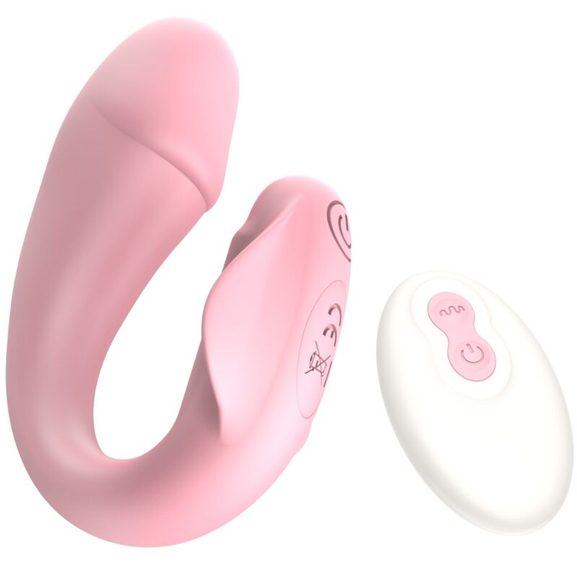 ARMONY - FRESHFUN CICI STAP-ON VIBRADOR CONTROLE REMOTO E APLICATIVO 10 VIBRAÇÕES ROSA 1