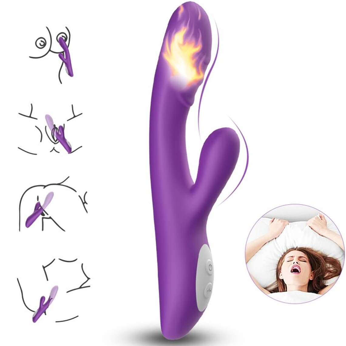 ARMONY - VIBRADOR SPARK EFEITO CALOR ROXO 1