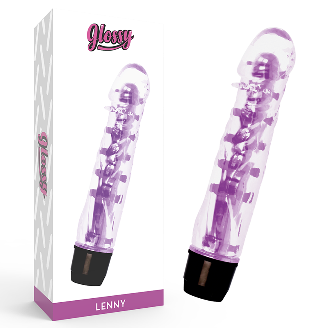GLOSSY - VIBRADOR LENNY ROXO 1