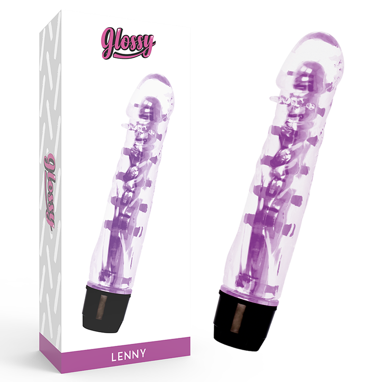 GLOSSY - VIBRADOR LENNY ROXO 1