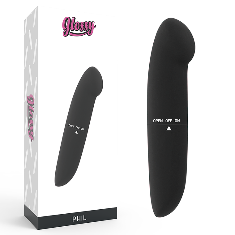 GLOSSY - VIBRADOR PHIL PRETO 1