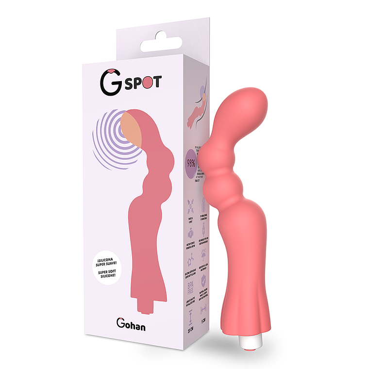 G-SPOT - GOHAN G-SPOT VIBRADOR LUZ VERMELHA 1