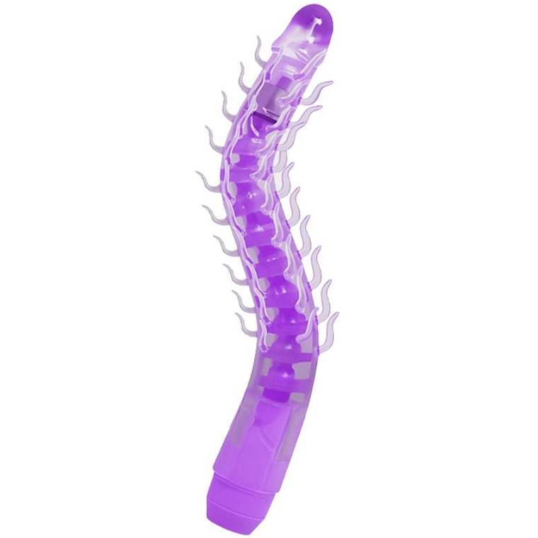 BAILE - FLEXI VIBE SENSUAL SPINE DILDO VIBRATÓRIO DOBRVEL LILAL 23.5 CM 1