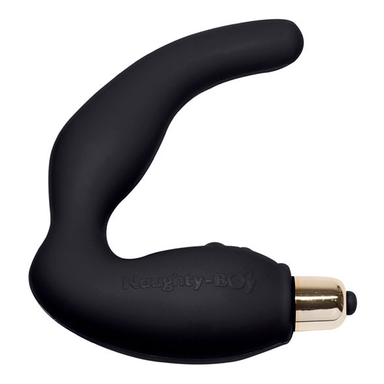 ROCKS-OFF - NAUGHTY-BOY MASCULINO G-SPOT MASSAGER 7 V PRETO 1