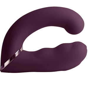 ROCKS-OFF - VIBRADOR DUPLO GEMINI ESTIMULADOR DE CLITÓRIS PONTO G ROXO