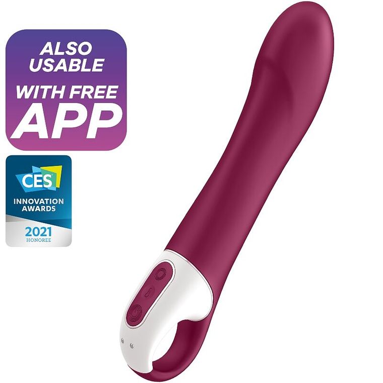SATISFYER - VIBRADOR GRANDE CALOR GSPOT 1
