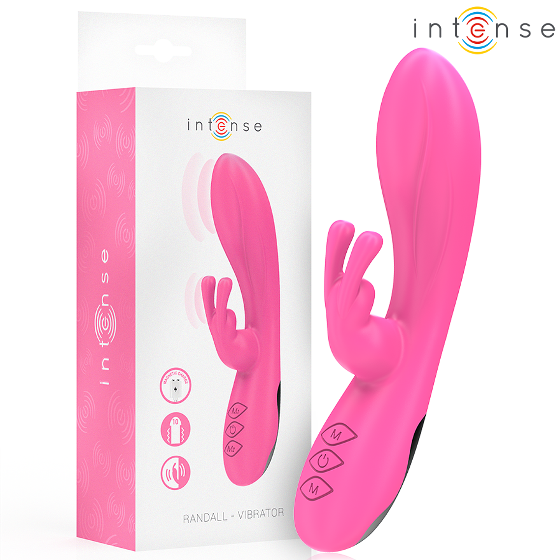 INTENSE - RANDALL RABBIT VIBRADOR 10 VIBRAÇÕES ROSA 1
