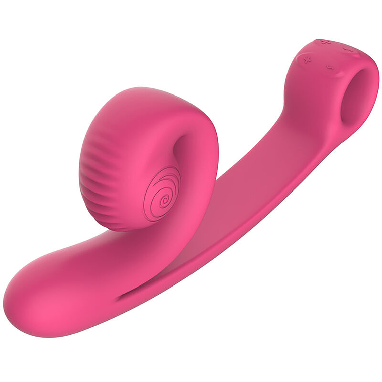 SNAIL VIBE - VIBRADOR CURVO ROSA 1