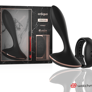 ANBIGUO - WATCHME CONTROLE REMOTO VIBRADOR ANAL PLUG VERNET