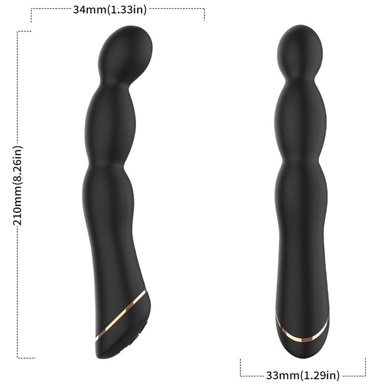 ARMONY - VIBRADOR BAMBU AJUSTÁVEL PRETO 1
