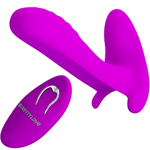 Massajador e Vibrador 12 Vibrações com Controle Remoto Roxo | Uso Discreto