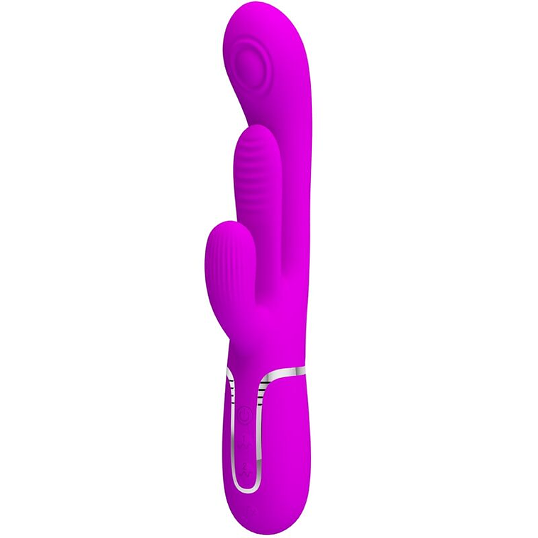 Vibrador Multifuncional Coelho Shania Triple Rabbit Rosa | Estimulação Tripla 1