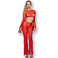 Conjunto Top e Calça Vermelho CHILIROSE | Sem Costuras S/L - Thumbnail 1