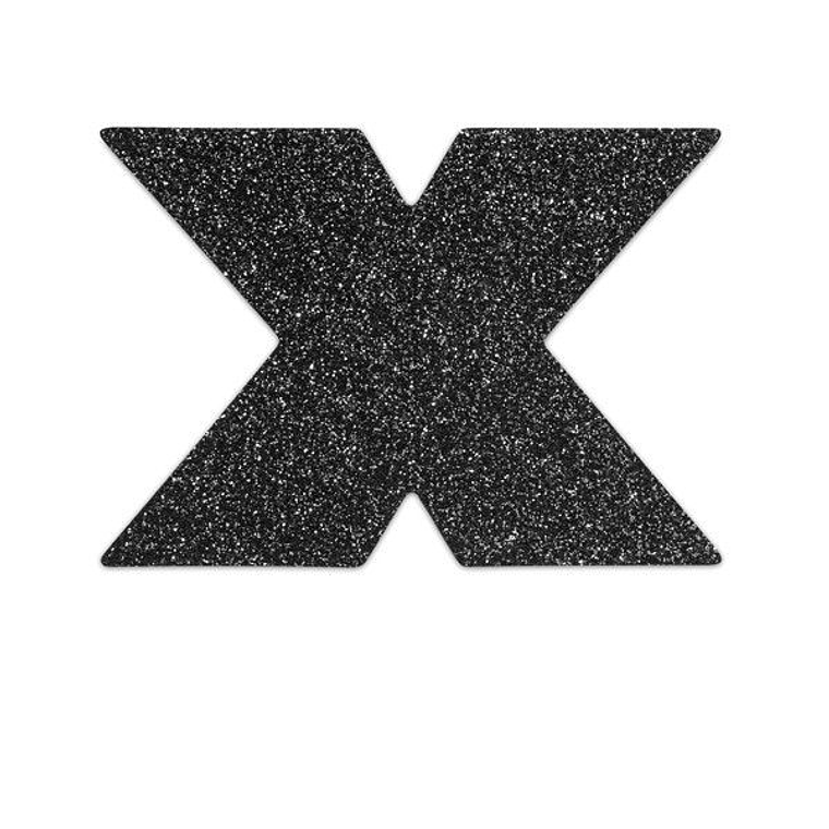 BIJOUX - INDISCRETS NIPPLE CAPS FLASH CROSS PRETO 1