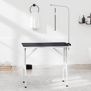 vidaXL Mesa de aliciamento com um laço ajustável, p/ cão, gato