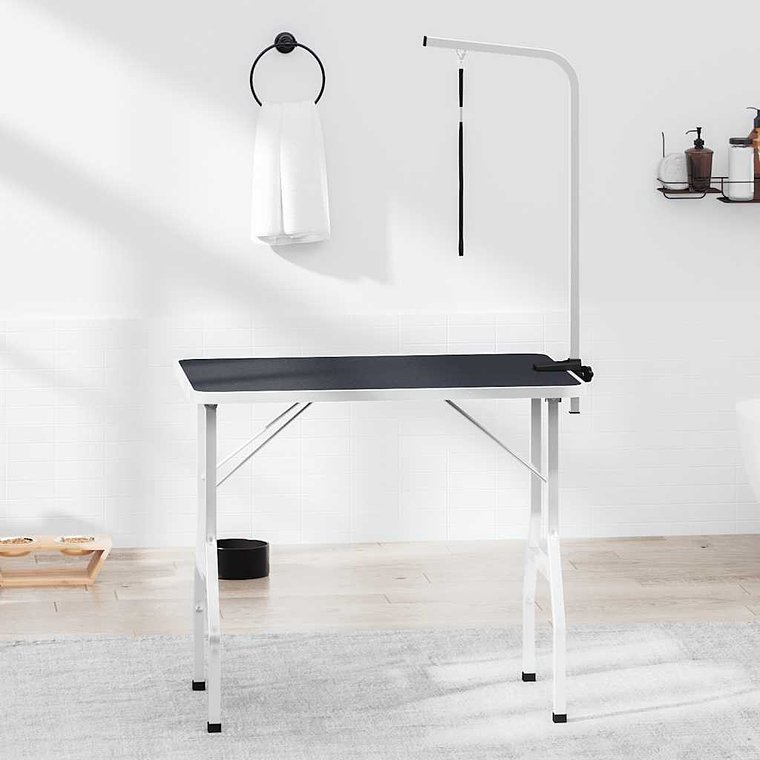 vidaXL Mesa de aliciamento com um laço ajustável, p/ cão, gato 1