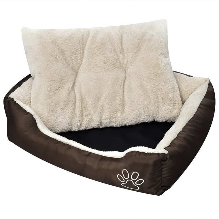vidaXL Cama para cães quente com almofadão acolchoado S 1