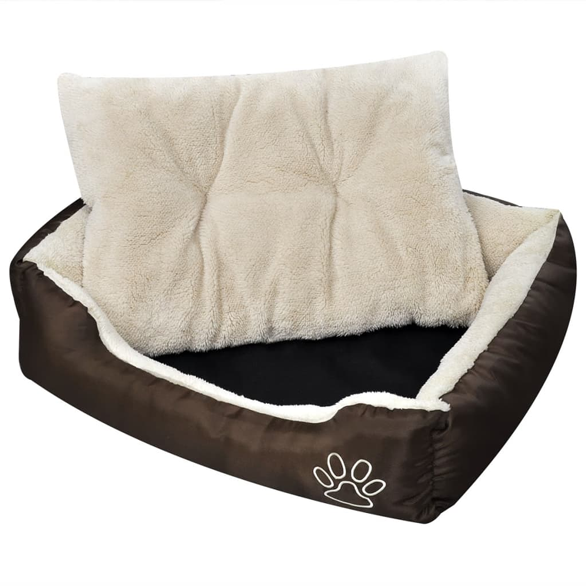 vidaXL Cama para cães quente com almofadão acolchoado XL 1