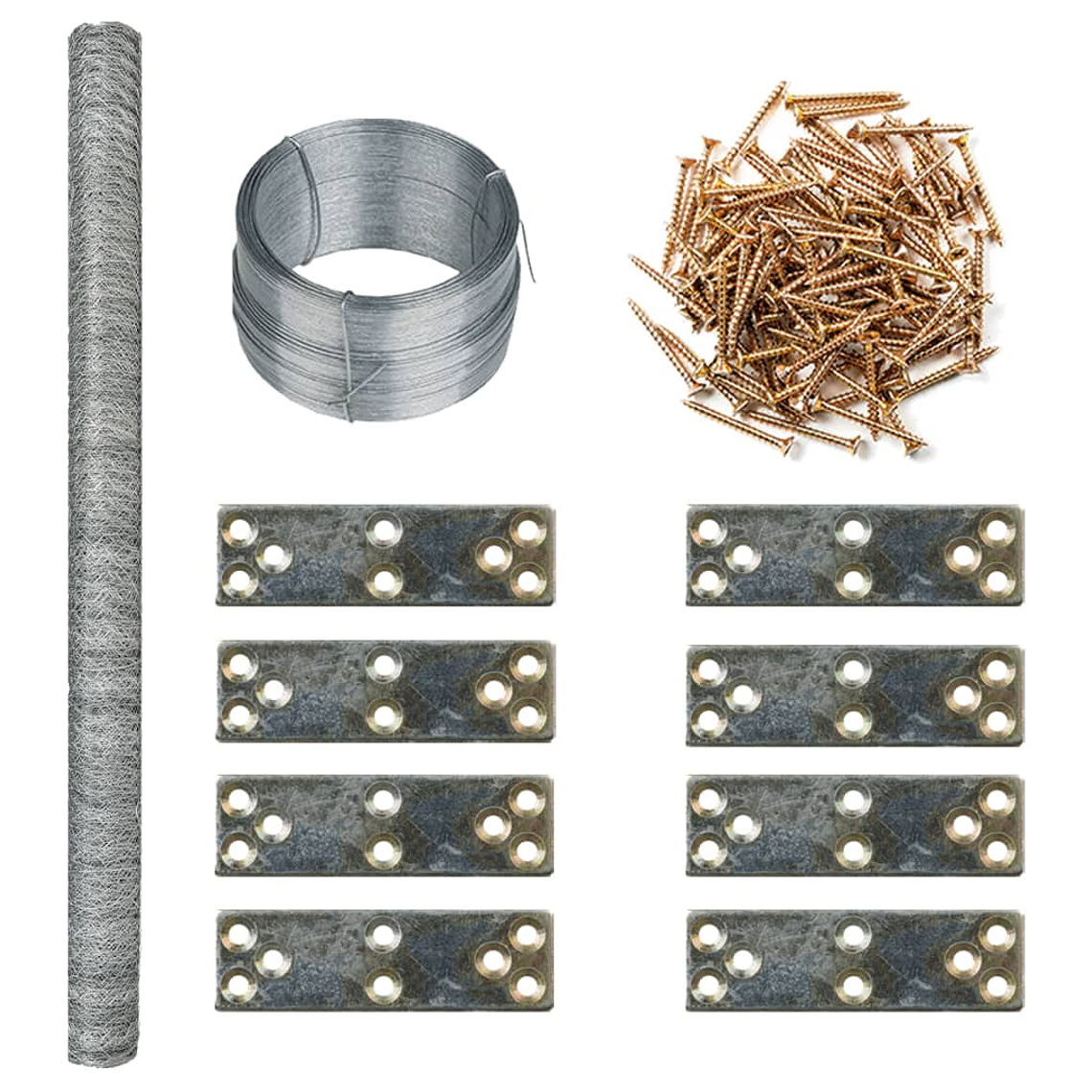 vidaXL Extensão de galinheiro 268x100x190 cm metal 1