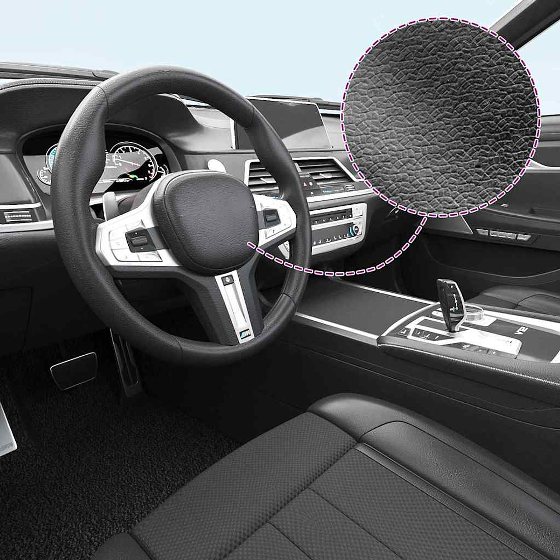 vidaXL Película para carro 100x150 cm preto mate 1