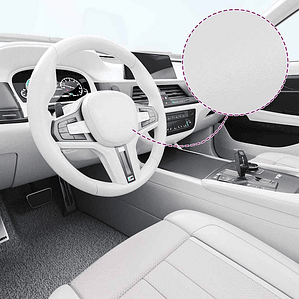 vidaXL Película para carro 100x150 cm branco mate