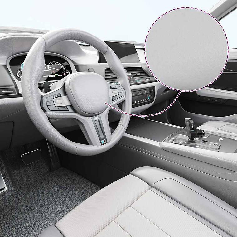 vidaXL Películas para carro 2 pcs 100x150 cm prateado mate 1