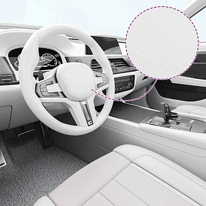 vidaXL Películas para carro 2 pcs 100x150 cm + 50x150 cm branco 3D