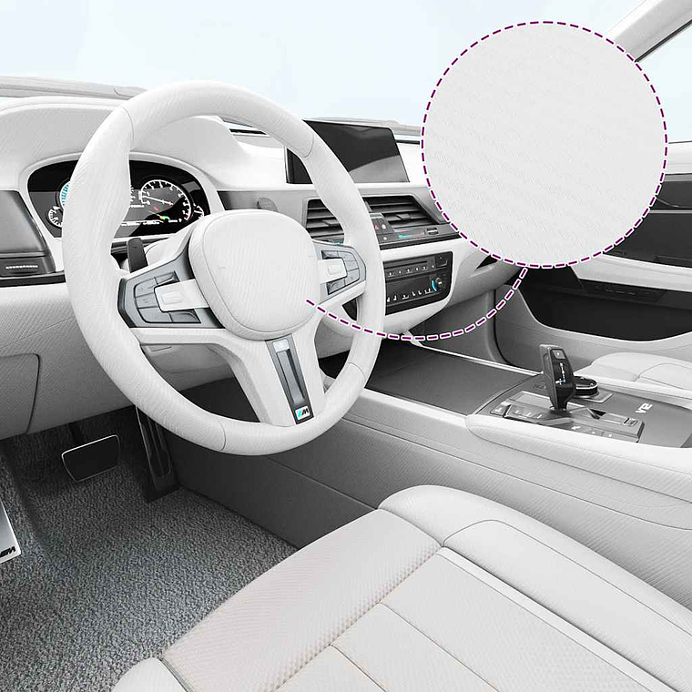 vidaXL Películas para carro 2 pcs 100x150 cm branco 3D 1