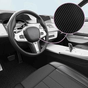 vidaXL Películas para carro 2 pcs 100x150 cm preto 4D