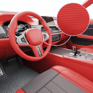 vidaXL Películas para carro 2 pcs 100x150 cm vermelho 4D