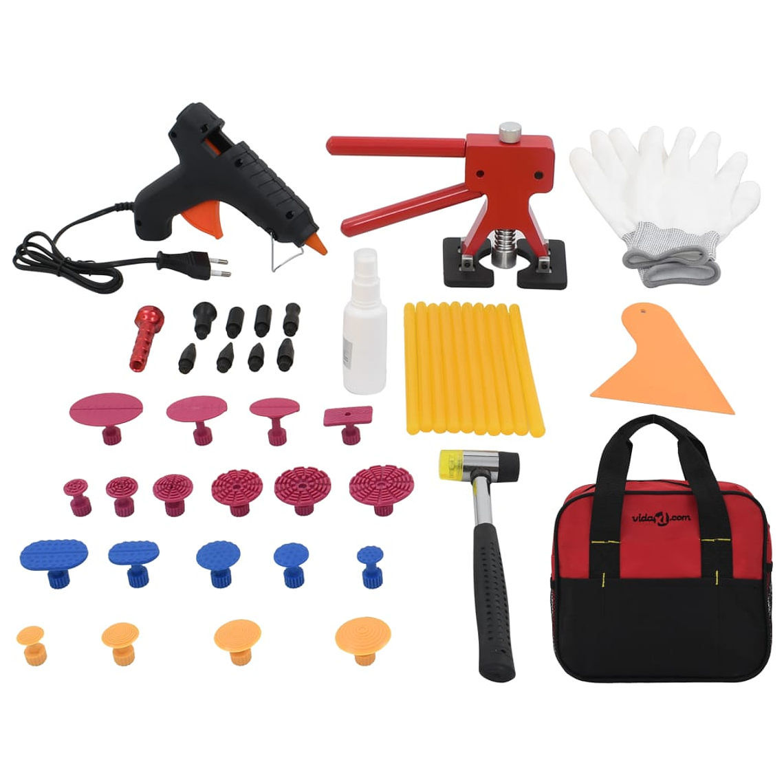 vidaXL 45 pcs conjunto reparação de mossas sem repintura 1