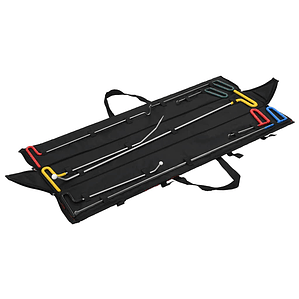 vidaXL 8 pcs conjunto reparação mossas sem repintura aço inoxidável