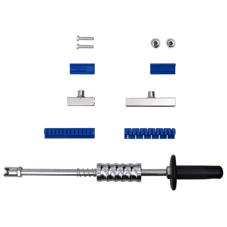 vidaXL Conjunto martelo deslizante 7 pcs aço carbono 1