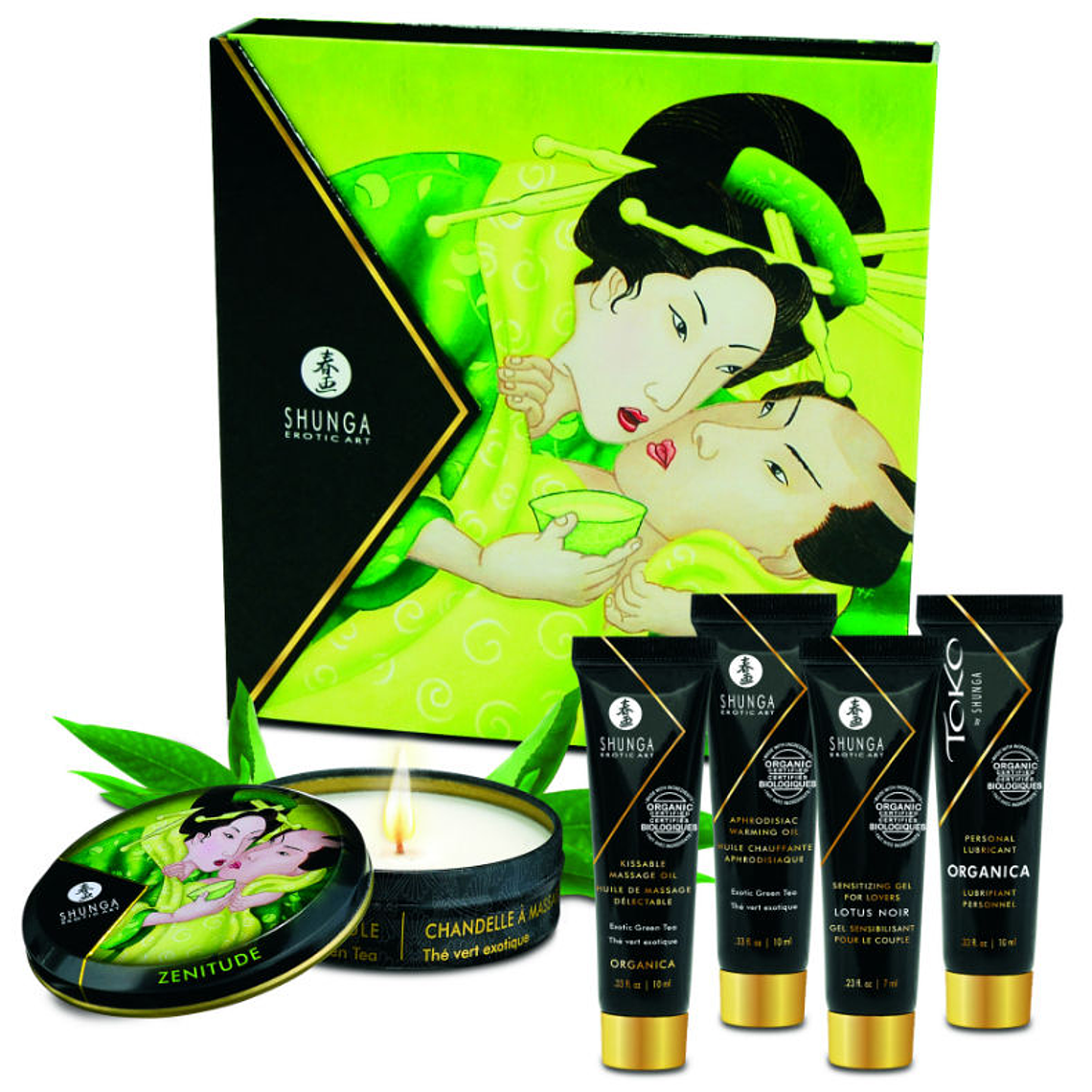 SHUNGA - KIT DE CHÁ VERDE ORGÂNICO SECRET GEISHA 1