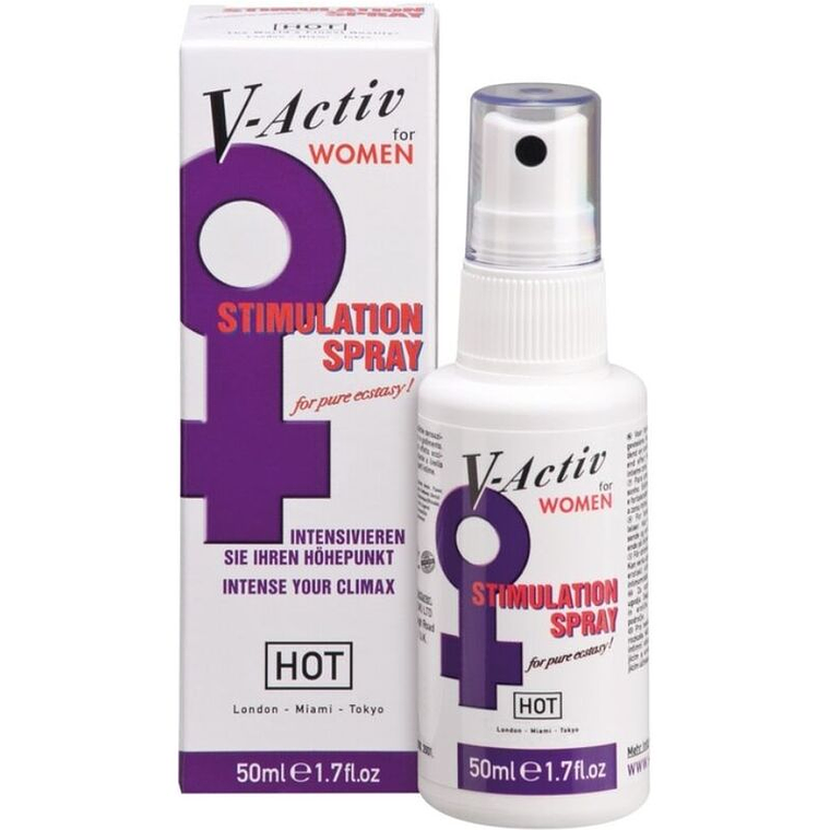 HOT - V-ACTIV PENIS POWER SPRAY FEMININO 50ML 1