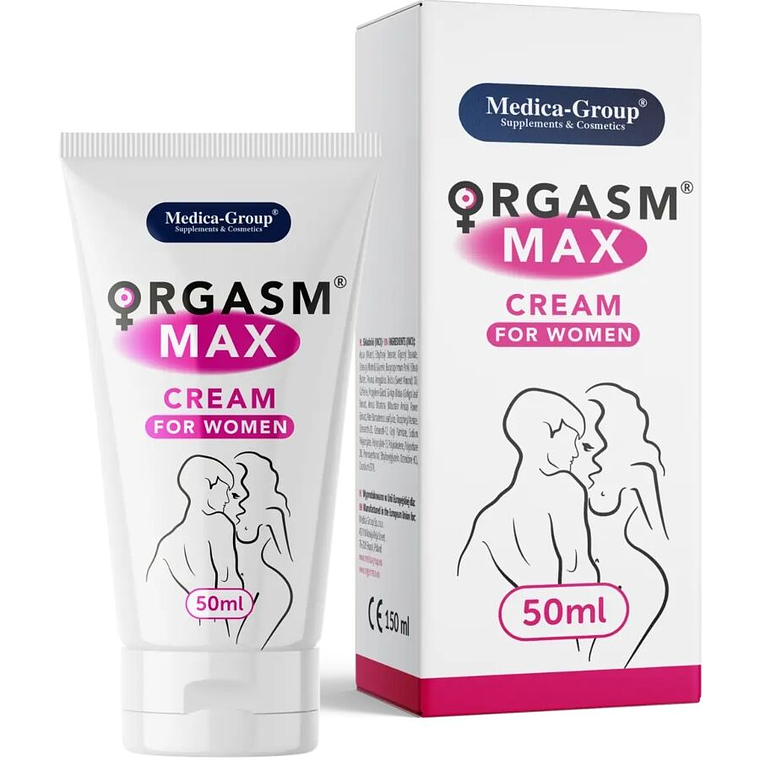 MEDICA GROUP - CREME ÍNTIMO ORGASM MAX PARA MULHERES 50 ML 1