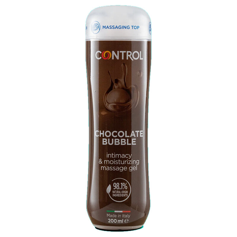 CONTROL - GEL DE MASSAGEM 3 EM 1 BOLHA DE CHOCOLATE 200 ML 1