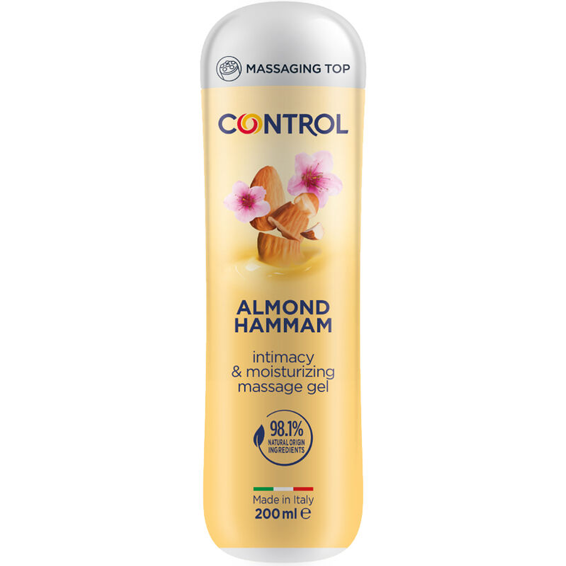 CONTROL - GEL DE MASSAGEM HAMMAM DE AMÊNDOA 3 EM 1 200 ML 1