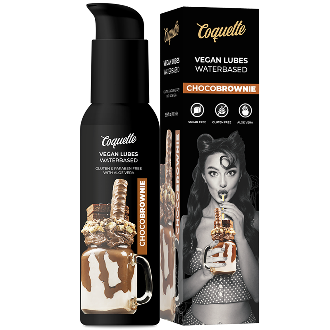 COQUETTE CHIC DESIRE - LUBRIFICANTE PREMIUM EXPERIENCE VEGAN CHOCOBROWNIE 100ML 1