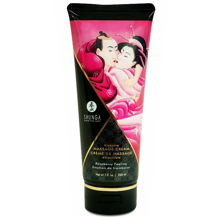 SHUNGA - CREME DE MASSAGEM FRAMBOESA 200 ML 1